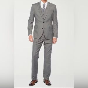 NWT- J. Ferrar- Ultra Comfort Stretch Classic Fit Suit- Tan